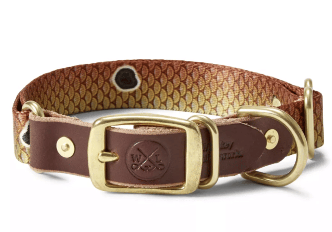 Whiskey Leatherworks Adjustable Collar - Love, Dog